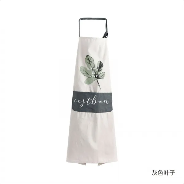 어반30 여름 린넨 주방 앞치마 웅곡조 북유럽 순면 예행기 방유 청정가, 회색