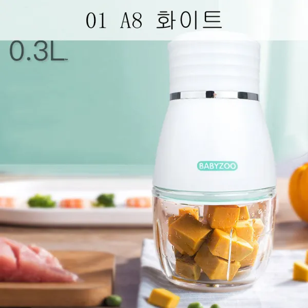 HY 믹서기 블렌더 영아 보조식기 증강 저민 요리기 전자동 흙탕기 보조식도구 XT24 A28, 01 A8 화이트