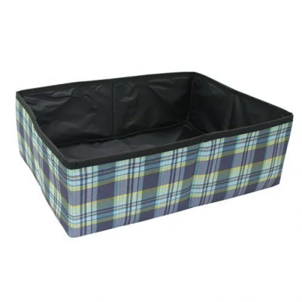 [해외]CAT 화장실 BEDPANS FOLDABLE 여행 CAT 배설 용 상자 야외 OXFORD 기계를 동물 음식을 새끼고양이 화장실 TRAINING 청소 PRODUCT 한, 파란 M