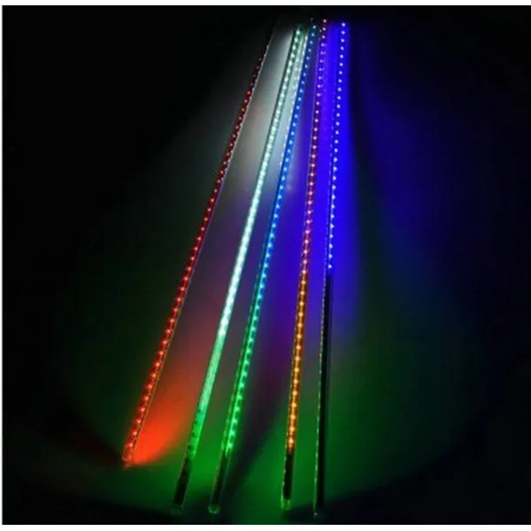 장식트리 10 튜브 50cm 2835SMD 520led 유성우 샤워 비 떨어지는 스타 문자열 빛 파티 램프 강설량 크리스, 02 Colorful