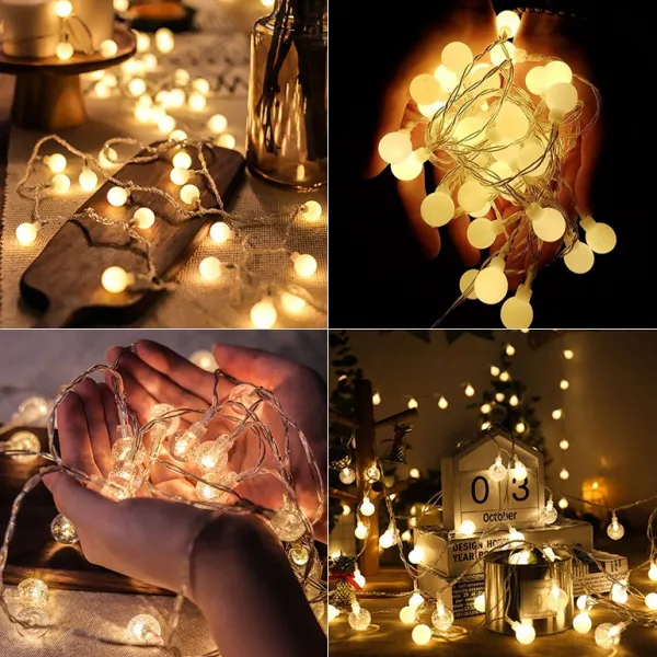 지아이비 Led 100구 Usb 리모컨 앵두전구 줄조명 캠핑전구 파티전구 앵두전구_웜화이트