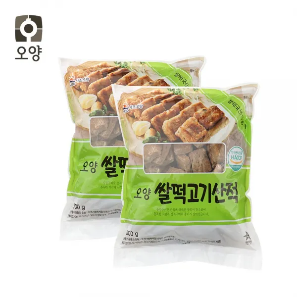 사조오양 쌀떡고기산적-1kgx2봉, 2봉, 1kg