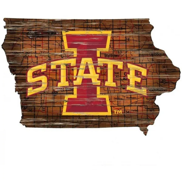 팬 창작물 Iowa Cutout Sign State Multi 단일상품