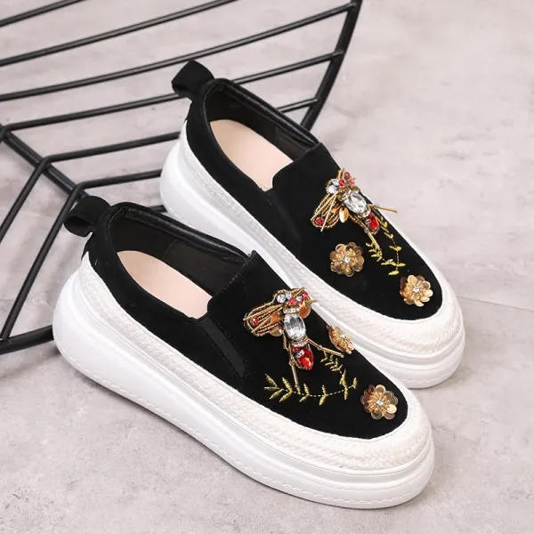 통굽 페니로퍼 여성 봄계절 심플 캐쥬얼 리얼가죽 레드 트렌드