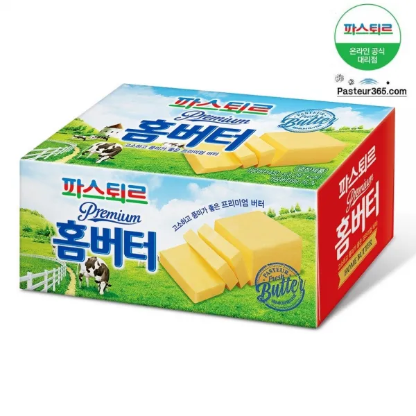 파스퇴르 홈버터 450g (무염버터), 1개, 450g
