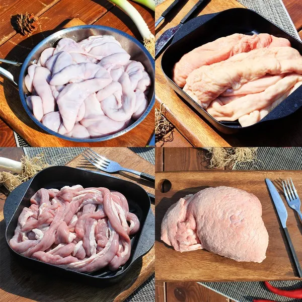 국내산 돼지곱창 소창 돼지막창 애기보 유통, 덜미살1KG
