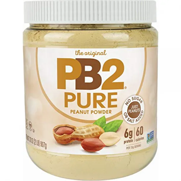 PB2 식물기반 순땅콩 단백질 피넛버터 분말 184g x2팩, 1p