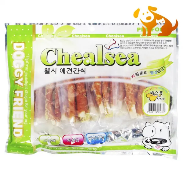 다푼다 도기프렌드 첼시 애견간식 비스켓 사사미 제품선택