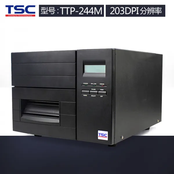 라벨프린터 TSC TTP342M Pro공업용 바코드 인쇄기 300dpi케이블 카본포함 라벨 패션 텍 물세탁텍 보석 합격증 실버 감열, T01-TTP-244M Pro203dpi