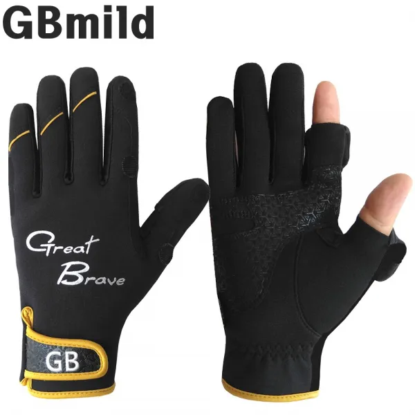 GBmild 지비 그리트 글러브 손가락 개폐식 동계용 낚시장갑