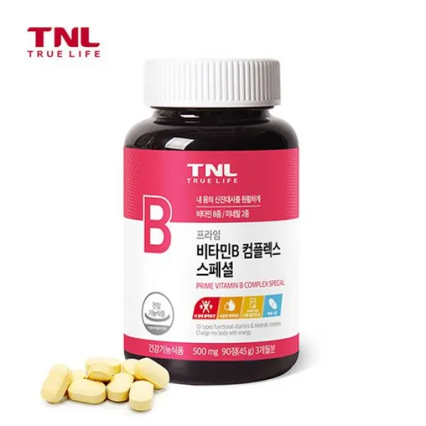 TNL뉴트리션 비타민B 컴플렉스 1병 (3개월분), 01.집중적인 배합 비타민B 컴플렉스 3개월분, 상세 설명 참조