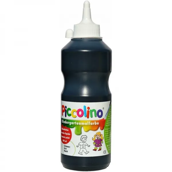 어린이 페인트 색상 - 피콜리노 보육원 색칠 색상 블랙 500ml - 학교 색칠 색상 키타 초등학교, 단일상품