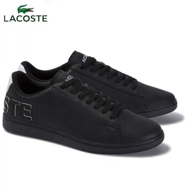 \선착 쿠폰 배포 중/라코스테 LACOSTE스니커즈 CARNABY EVO 120 7 US남성화 SMA0052-312블랙×화이트