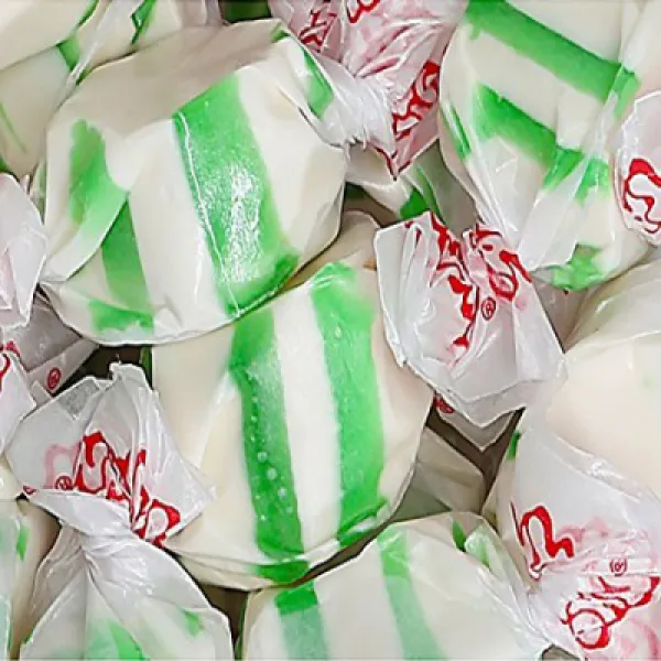All Color Gourmet Salt Water Taffy (Spearmint 2 LB) 올 컬러 미식가 바닷물 태피 (스피어 민트 907.2g), 1