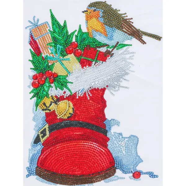 부분적인 특별한 모양 수정같은 교련 꽃새 나비 다이아몬드 회화