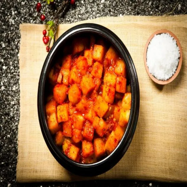 국산 경상도 아삭 한입 시원 국밥집 깍두기 2kg 3kg, 01.깍두기1kg
