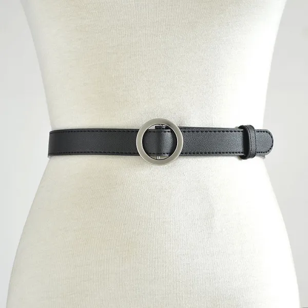 Re2ne 4컬러 여자 심플벨트 원피스 허리끈