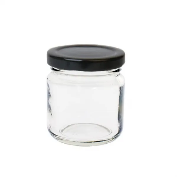 와인앤쿡 카페테리아 블랙 일자 유리밀폐용기 120ml(1P), free