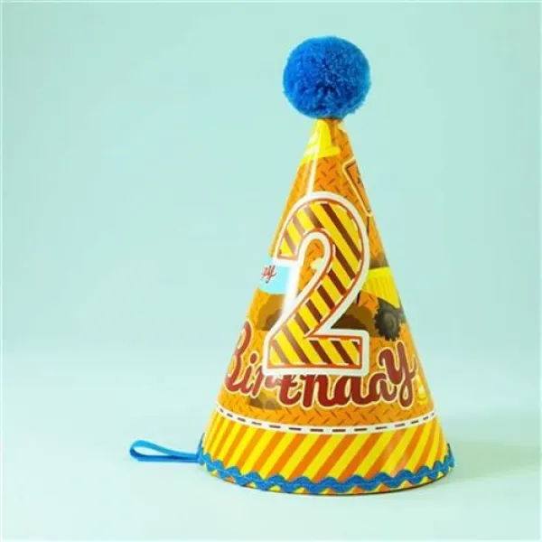 라라 생일파티장식 디저트 스탠드 D컵케이크 러너 꽂다 팻말 발굴함 모자 풀오버 숏 카드꽂이 엔지니어링 머신 M 생일 모자 공사비 무 디지털