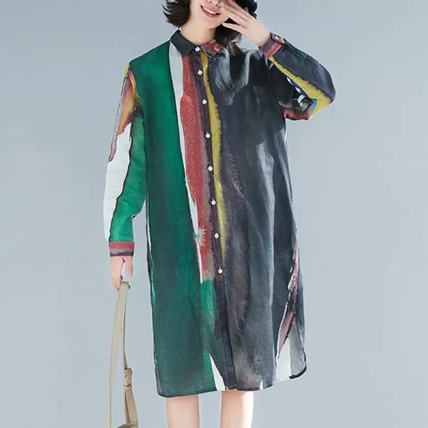 Naizi 여성 빅사이즈 오버핏 남방 44626395