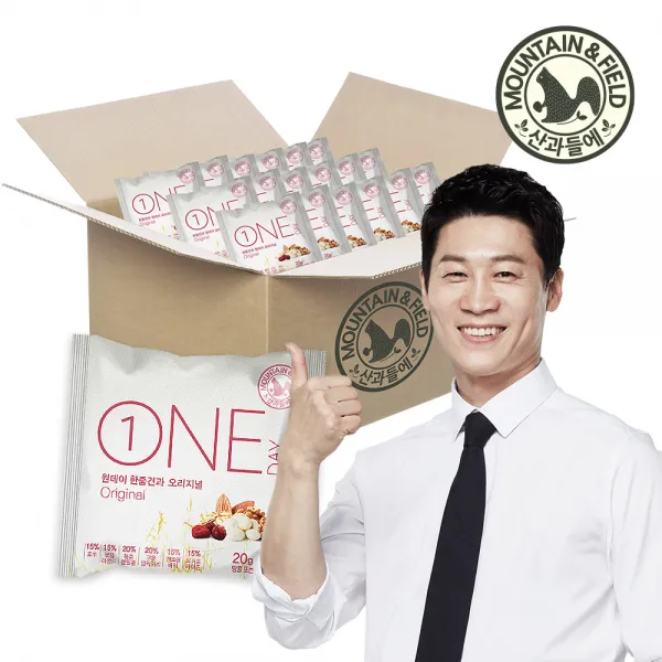 산과들에 원데이오리지널 하루한줌견과 20g 60봉 1개