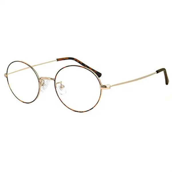 (PAGEBOY) 다데안경 UV컷 클리어 선글라스 py6447-2 급사 다테 안경 py6447 여성 남성 세프레임 oval 메탈