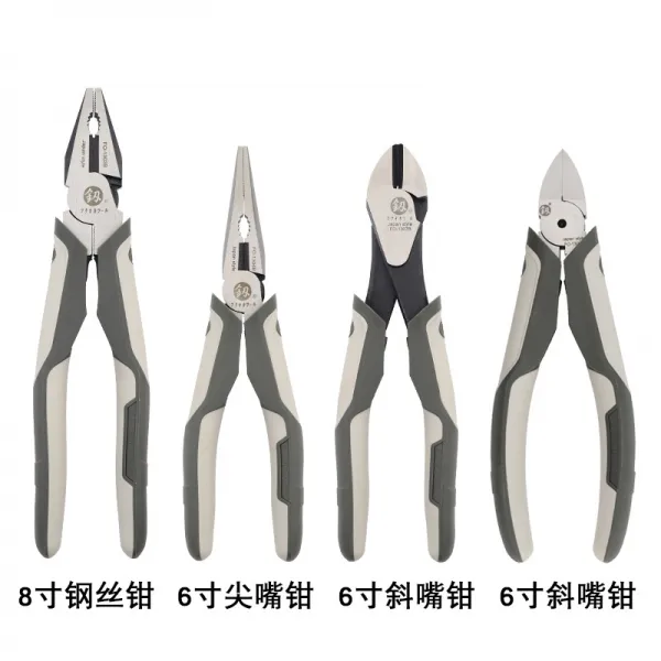 공구용니퍼 일본 후쿠오카 국다용도 에너지절약 펜치 뾰족펜치 니퍼 물입구 세트 납작코펜치 독일, T24-FO-1303B+FO-1304B+FO-1307B+FO-1309