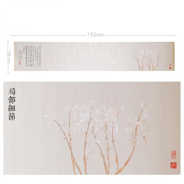 근무처 핸드메이드 페인팅 자리 송그림 스타일 천 궁푸차 구 다도 영 부품 S03037, 9 란