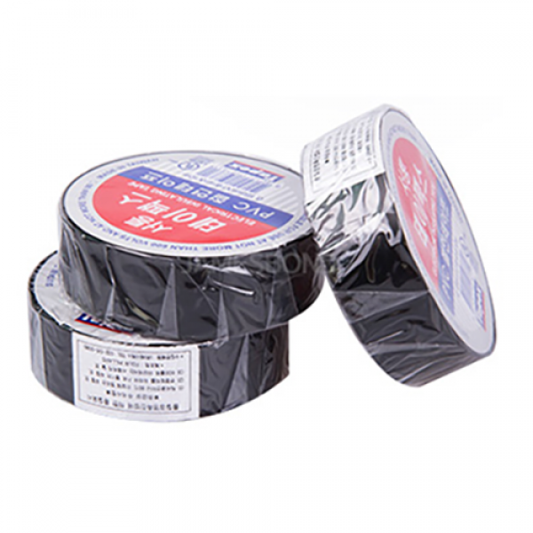 [서통] 전기절연테이프 19mm x 10M 흑색 (10개묶음) PVC 배선 전선 작업 신충성
