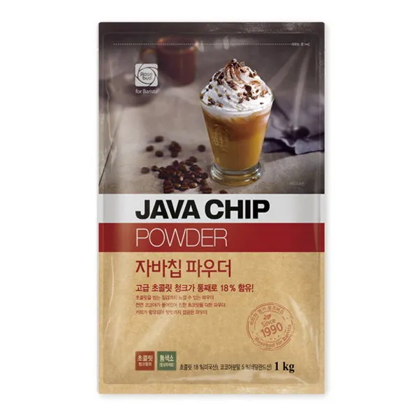 대상 복음자리 자바칩 파우더 1kg 1박스 4개, 단일상품