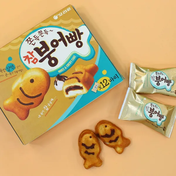 오리온 참붕어빵 12p 348g / 붕어과자 붕어빵, 단품