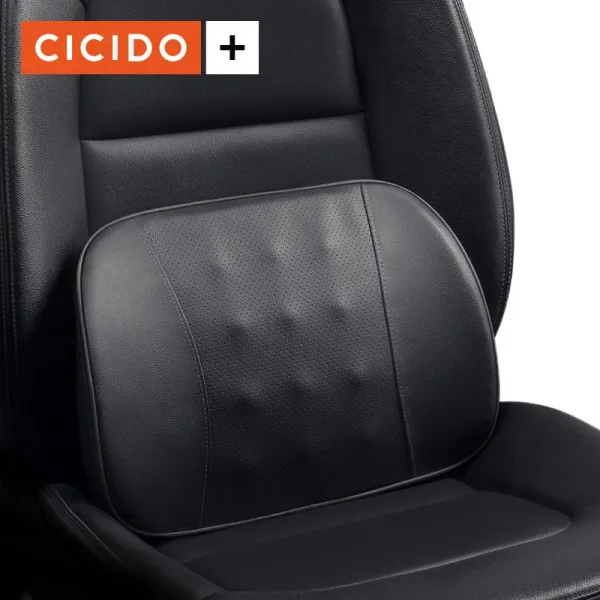 May.22 60번 자동차 쿠션 쿠셔닝용 드라이빙 시트 등받이 운전 허리 보호기 허리 지지 허리 쿠션Z, 1_[1 개 만 착용] (협 객 흑) 사계절 통기 성