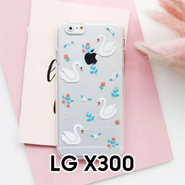 [유앤강] / 러블리스완 LG X300 K120S 투명 젤리케이스 / 액세사리 보호