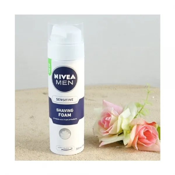 쭈bijubi_니베아 포맨 쉐이빙폼 센서티브 200ml 면도용품 크림 이빙 세폼 피부보습 거품 도젤 스킨케어♥쭈b쭈b, 단일상품, ♥goodtime!