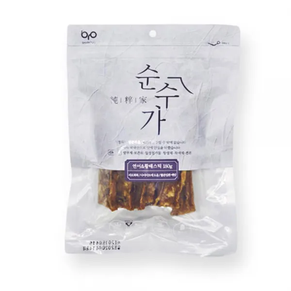 Basket7 연어 황태스틱 180g 수제간식 원기회복 건강관리 별식, 1개
