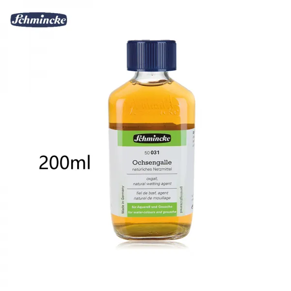 라이언픽 원료 독일 수입 SCINCKE 슈밍커 소 쓸개즙 수채꽃 매개제 미술 상용 매개물, 단병, 소 쓸개즙 200ml