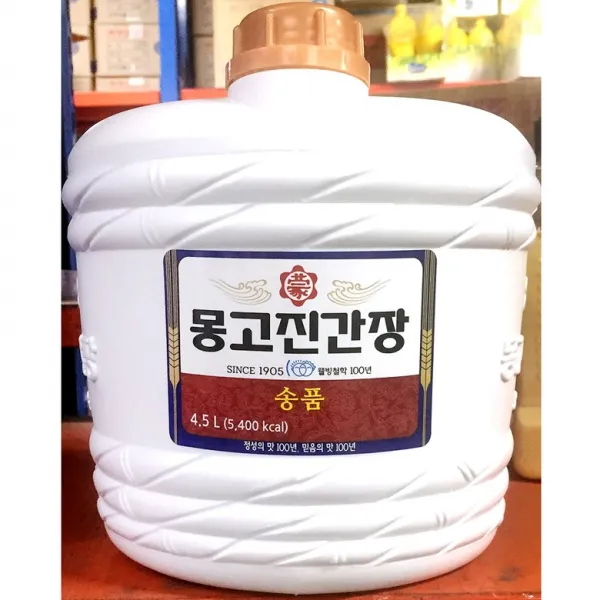 장가물류 송품간장(부천몽고 4.5L)X2 /만능간장/몽고송품간장/Rkswkd, 1