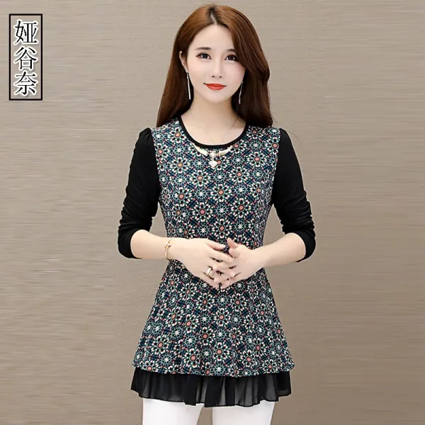 Yagunai 여성 러블리 데일리룩 쉬폰블라우스 46479808