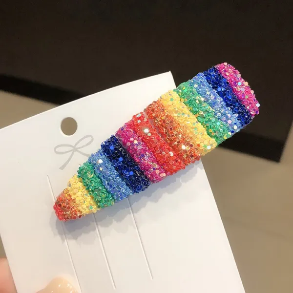 메종드아무르 현아한 머리집게 심플 무드 똑딱핀 소녀 앞머리 클립 반 아들 컬러 스윗 헤어액세서리 숲 여성 계