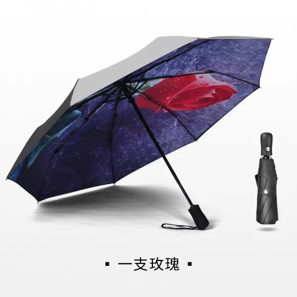 기타 우산 전자동 2단 선우산 upf50접은 청우산 양용 여성