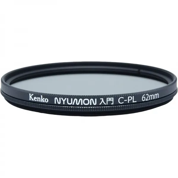 [해외 모델] Kenko 렌즈 필터 NYUMON 원형 PL 62mm 대비 반사 조정용 얇은 테두리 필리핀 제 역수입 제품, 1, 단일상품