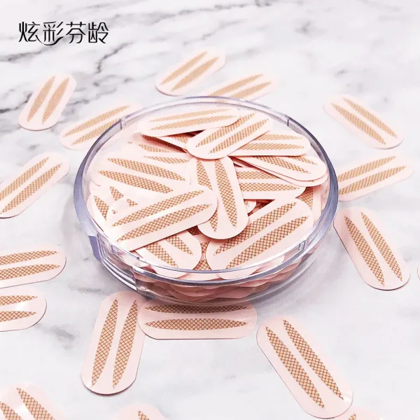 하이킹영 쌍커풀메이커 소홍서방령 같은스타일 헴라인 번개가 치다 펄 신기 올리브 타입의 가죽 패치 눈두덩이 전용 L형