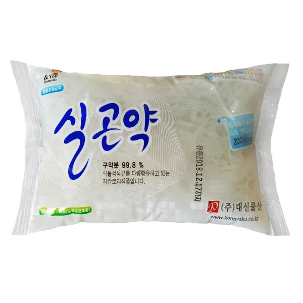 곤약닷컴 대신 실곤약 (소면굵기) 200g 1팩, 1개