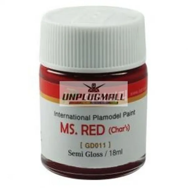 [비바_마켓](GD011)MS.레드(Chars) 반광18ml (8809330766110) 건담도료 모형도색 프라모델도료 건담도색 프라모델용품[부재시_문자요망], [단일_], [단일_]