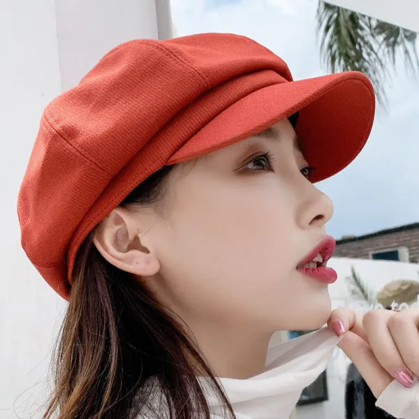블랙 낙숫물 돔형 겨울 가을 베레모자 팔각모 어텀 0925F