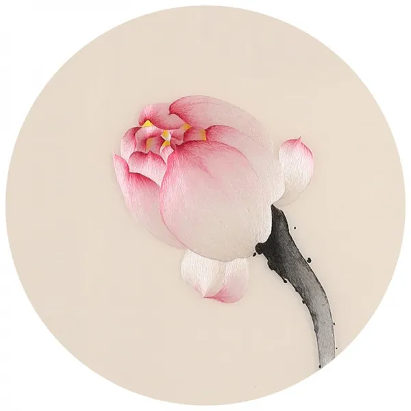 자수가방 여물었다 DI 재료 키트 3수놓다 연꽃 U기재 Y가방 연결되다 4512946931, KW601, 20cmX20cm