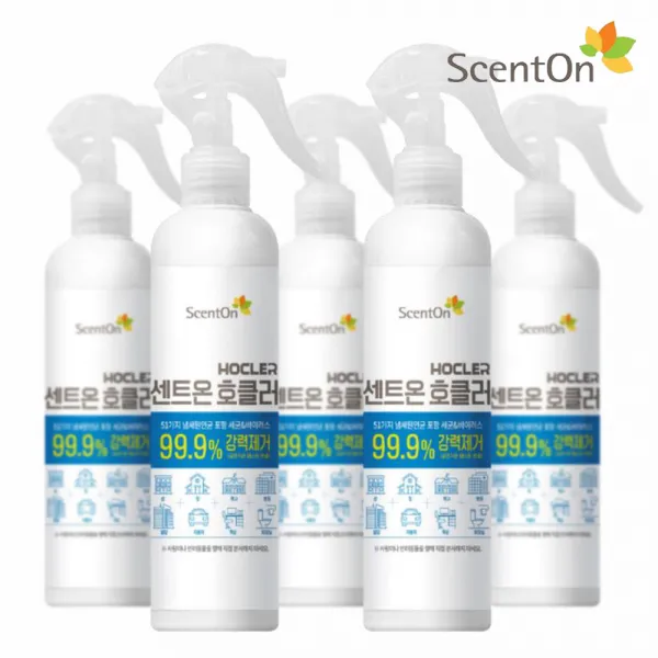 센트온 호클러 차아염소산수 세균 바이러스 무독성 살균소독제 300ml 5병