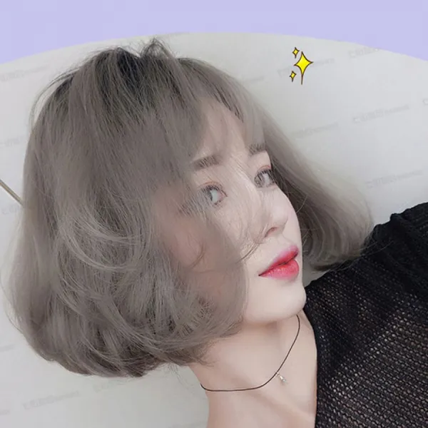 칠월의황후_여성 단발 보브컷 가발 네츄럴애쉬, 1