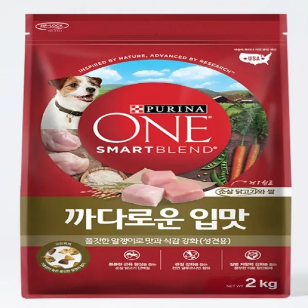 퓨리나 원 까다로운입맛 맞춤식(모든견종) 2kg, 1개