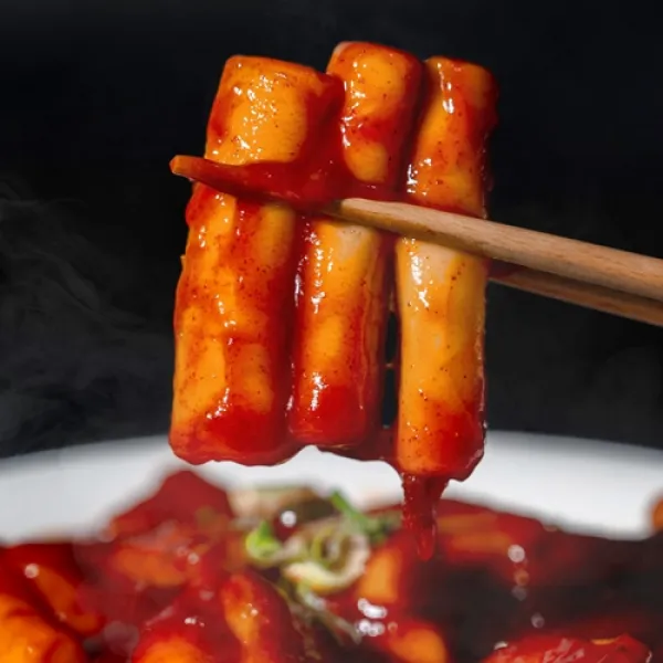 응쿡 맛있는 떡볶이 - 천연재료 밀떡 떡볶이밀키트 2인분 520g 1개, 1팩